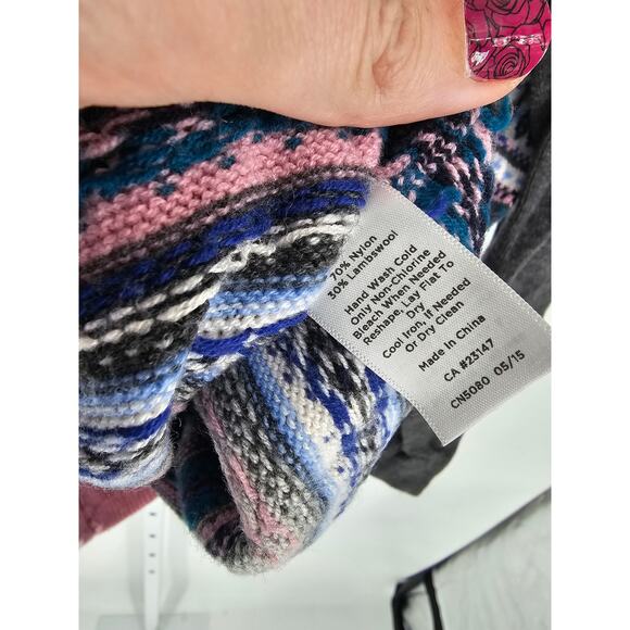 Talbots Women's Gray Long Sleeved Round Neck Blended Fiber Sweater Size M - Picture 4 of 5